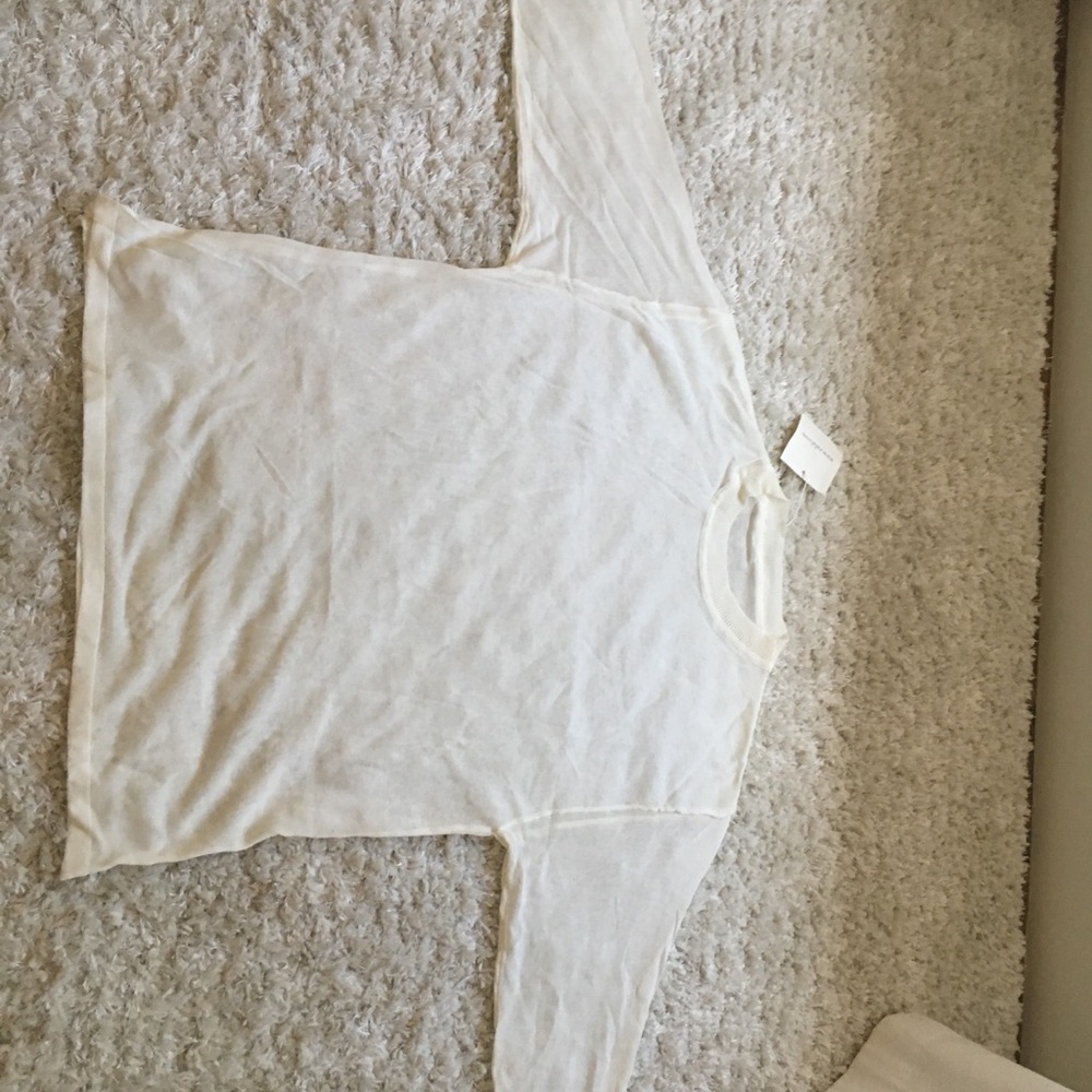 white/sheer bathing suit cover up